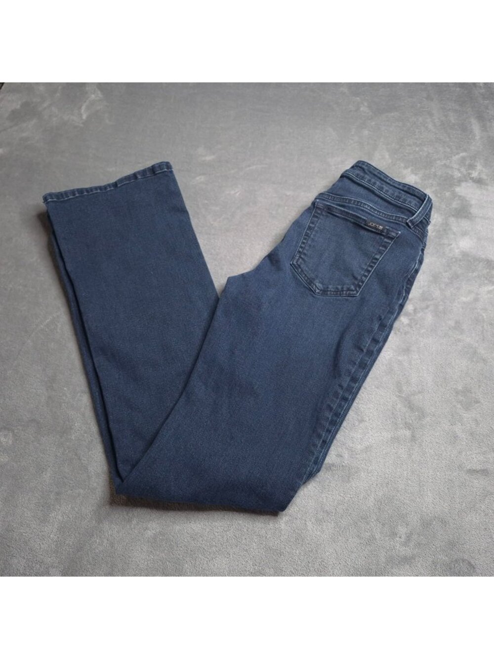 Joes Womens High Rise Curvy Bootcut Jeans 28 Dark Wash Stretch